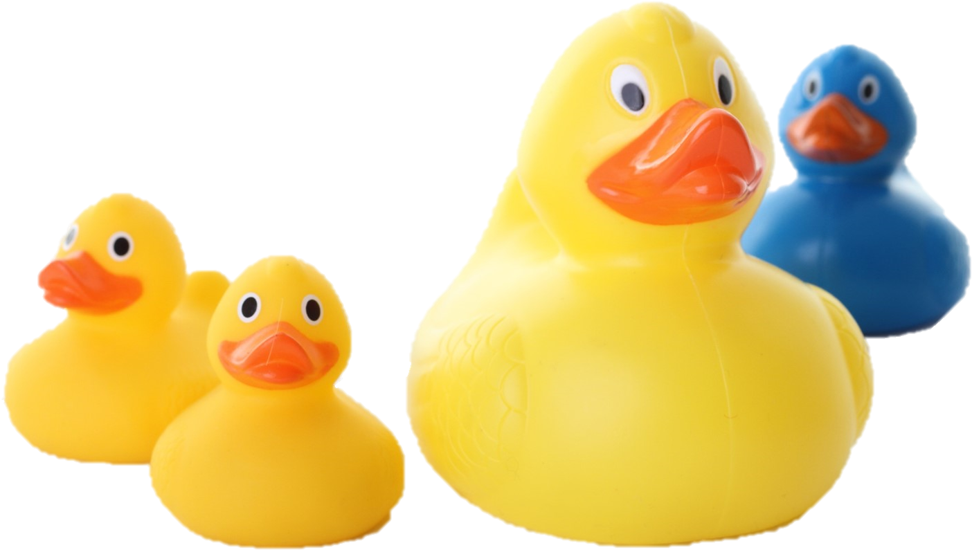 Monty Ducks - Bath Toy (2000x1123), Png Download