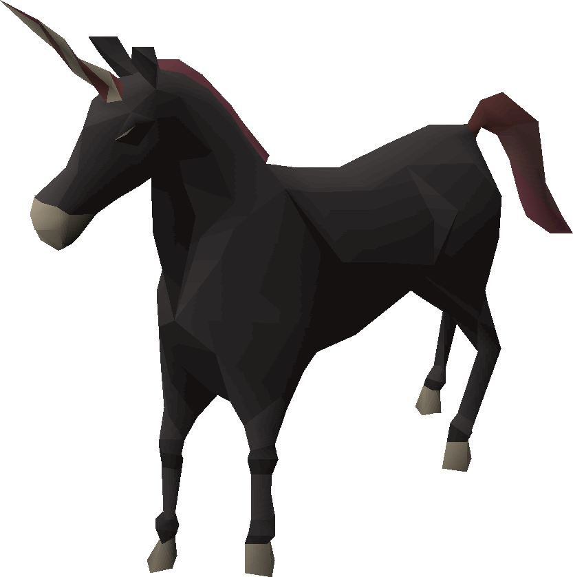 Requirements, Black Unicorn - Runescape Unicorn (833x838), Png Download