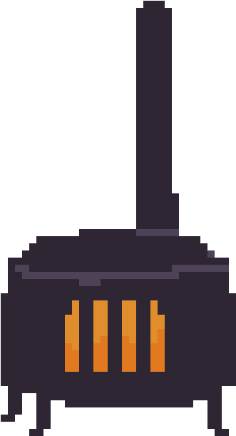 Stove - Chimney (490x730), Png Download
