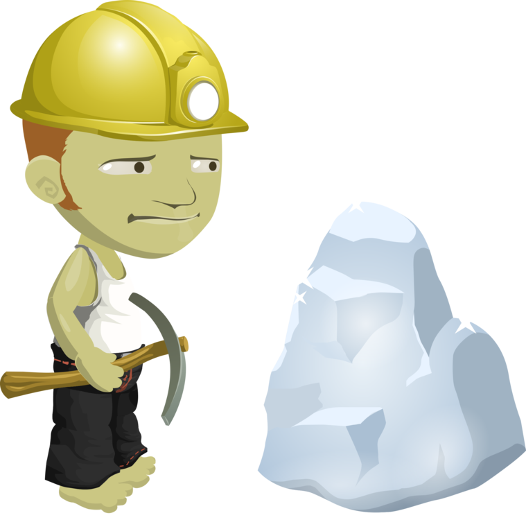 Coal Mining Gold Mining Mining Lamp - Hard Work Svg (759x750), Png Download
