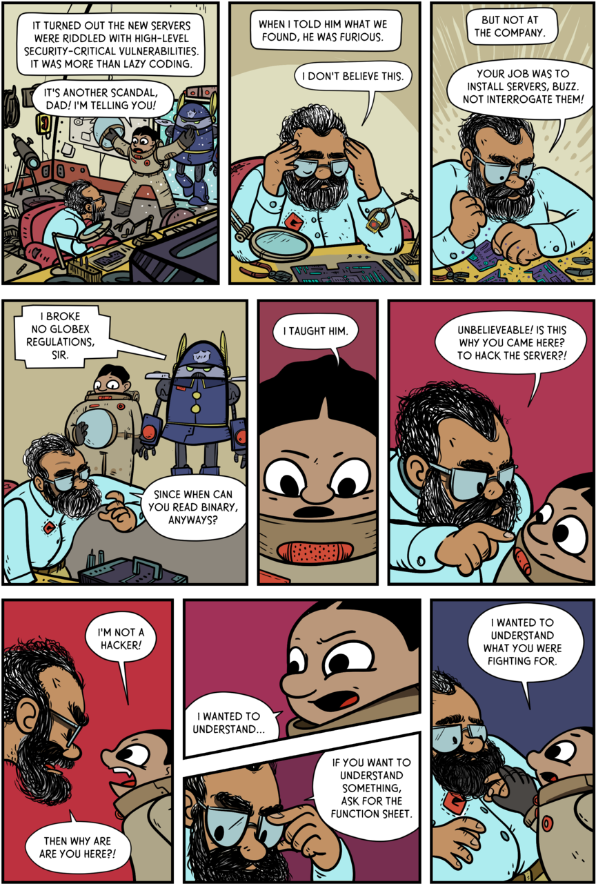 The Exploit Comic Ch6 1 - Cartoon (1000x1414), Png Download