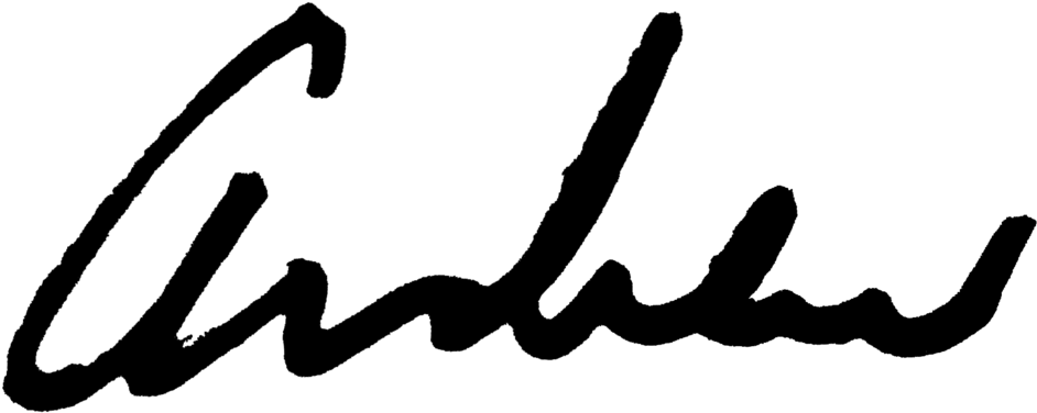 Andrewsig - Calligraphy (1000x464), Png Download