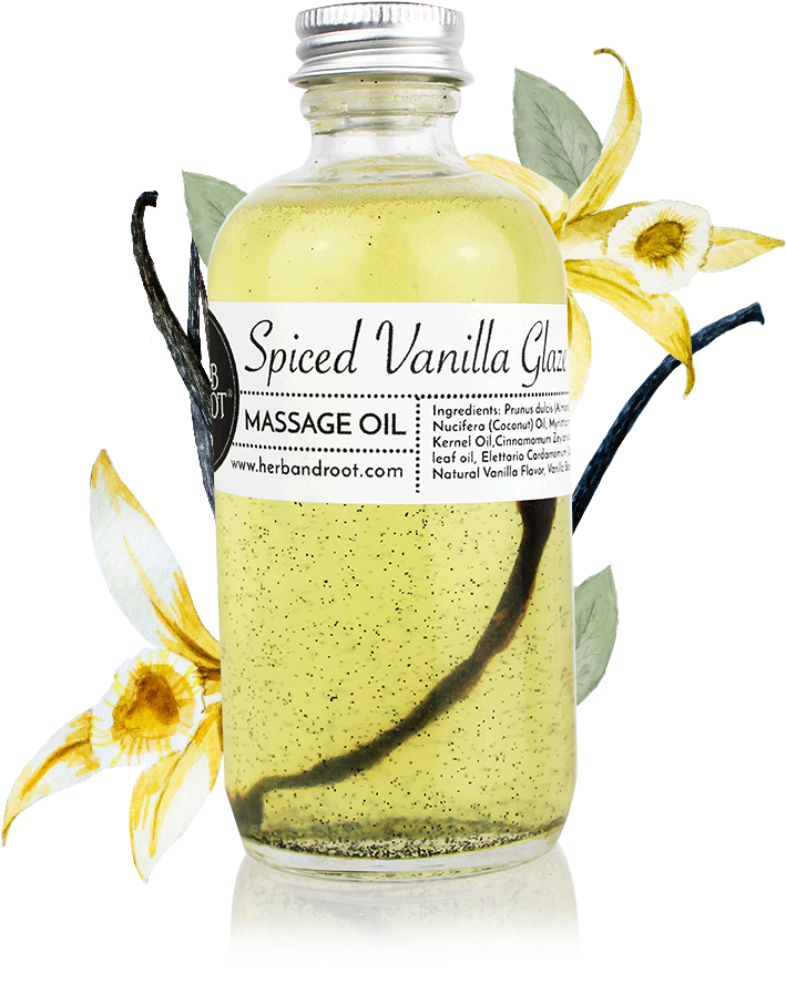 Spiced Vanilla Glaze Massage Oil - Spice (798x1000), Png Download