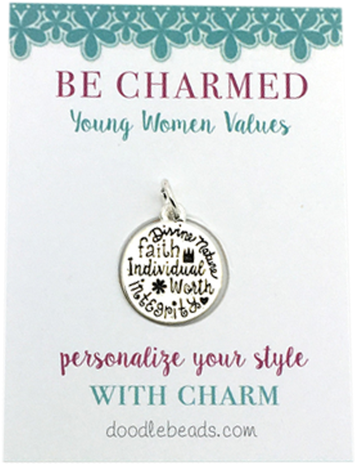 Young Women Values Double-sided Charm - Locket (1000x1000), Png Download