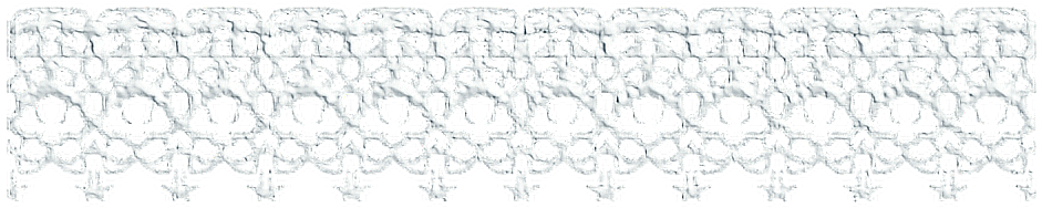 Border Decor White By - Circle (1000x408), Png Download