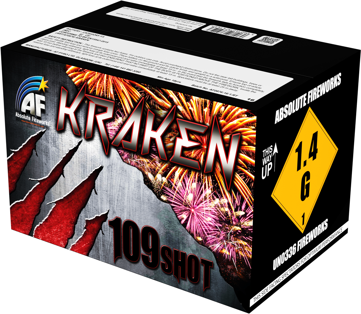 Kraken From Cardiff Fireworks - Graphic Design (1500x1125), Png Download