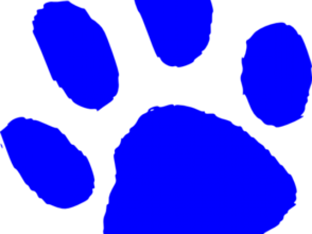 Free Bear Paw Graphic Art - Cat Footprint (640x480), Png Download