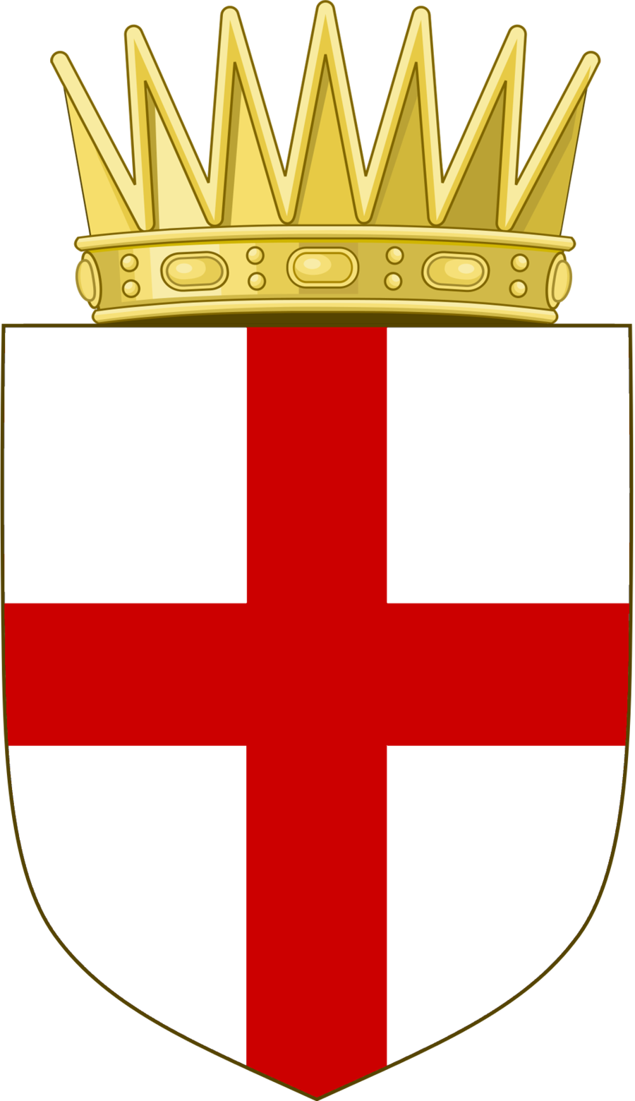 Coat Of Arms Png - Liguria Coat Of Arms (900x1560), Png Download