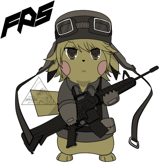 566 X 566 1 - Pikachu Soldier (566x566), Png Download