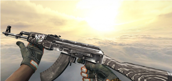 Ak 47 Preto Laminado (600x600), Png Download