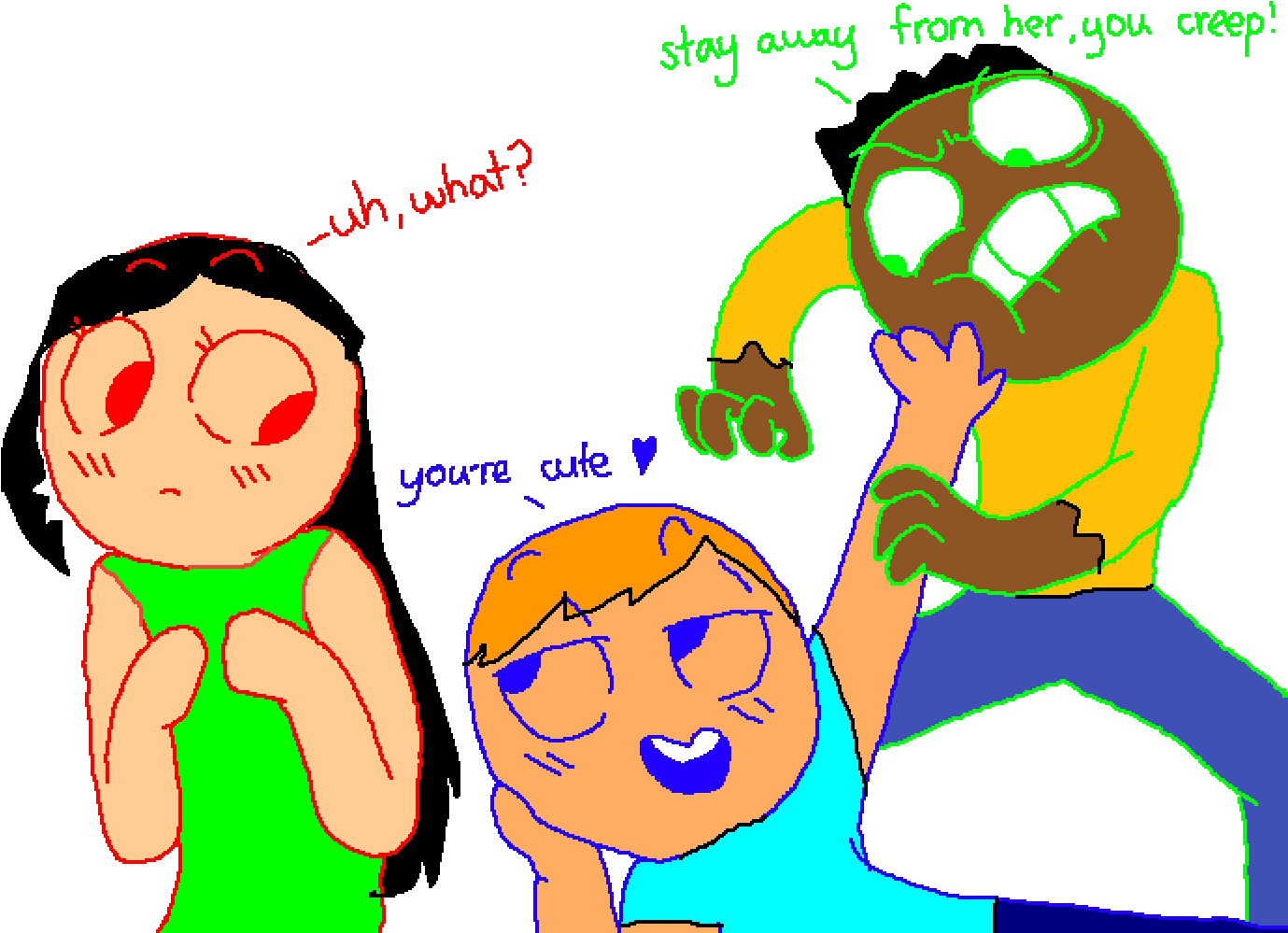 Oof - Cartoon (1400x1000), Png Download