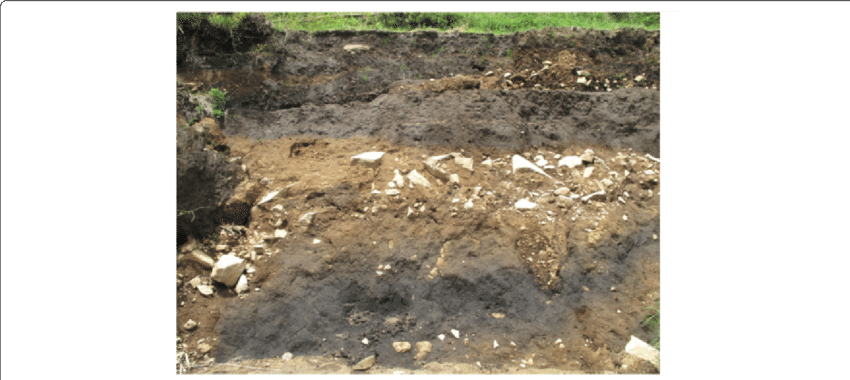 Soft Volcanic Ash Soil With Gravel Around The Aso Bridge - Rubble (850x380), Png Download