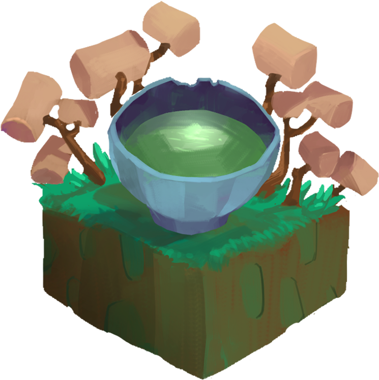 Murky Miso Marshes - Illustration (1000x1000), Png Download