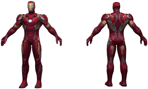 Download Zip Archive - Future Fight Iron Man Png (750x650), Png Download