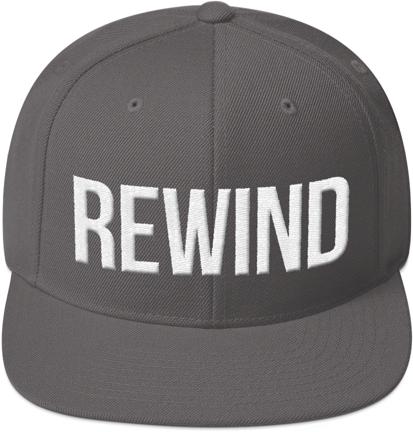Rewind Snapback - White Thread - Privacy Policy (1000x1000), Png Download
