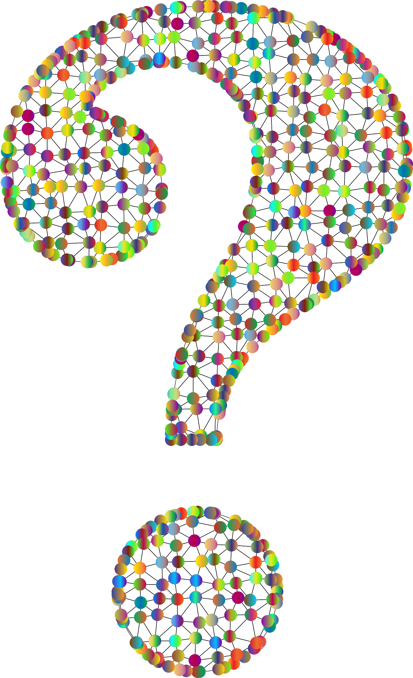 This Free Icons Png Design Of Prismatic Wireframe Question (1392x2286), Png Download