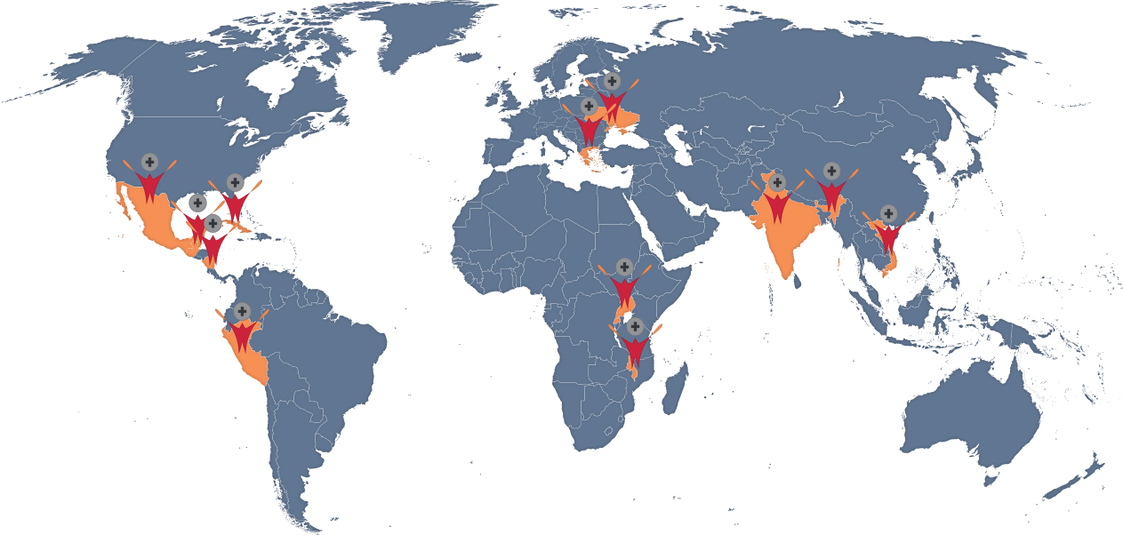 Power Of A Nickel Facilitates Partnerships Between - Agates World Map (1263x602), Png Download