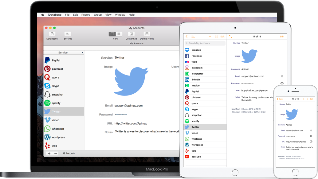 When You Receive The File, You Can Import Data Immediately - Mac Apps Database (1057x617), Png Download