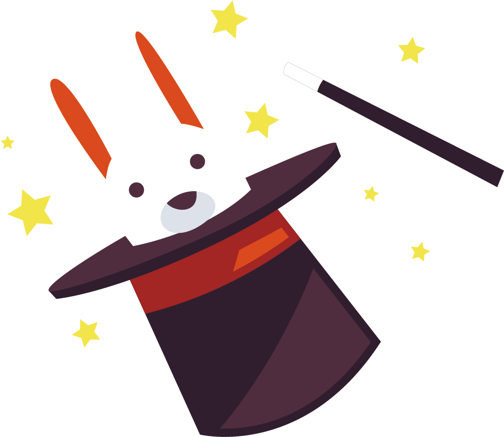 Magic Clip Art - Фокусник Пнг Вектор (1135x1134), Png Download