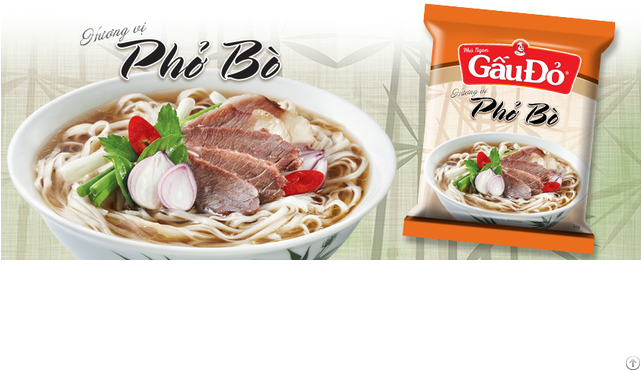 Asia Food G U Beef Flavour Pho - Gấu Đỏ (640x480), Png Download