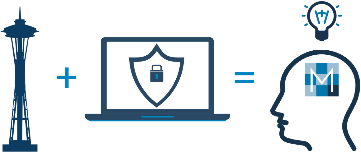 Think-mosaic Seattle 3 - Space Needle (1200x627), Png Download