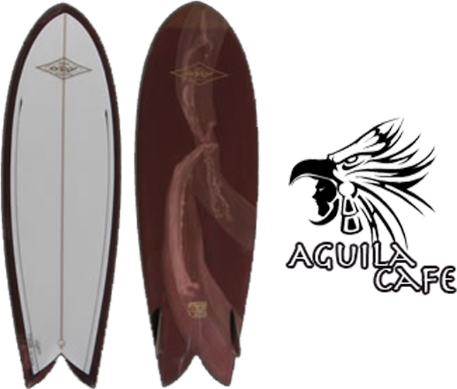Aguila Cafe Fish - Hecho En Mexico (1000x1000), Png Download