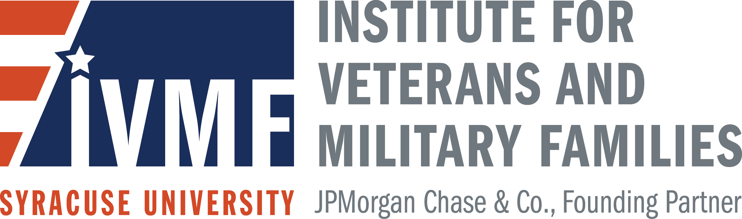 Ivmflogotext Rgb - Institute For Veterans And Military Families (2390x708), Png Download