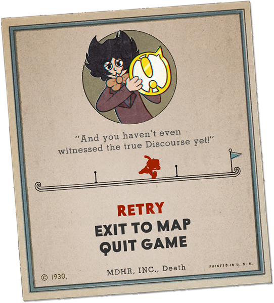 Cuphead Card Commission - U Do Not Know De Wey (542x600), Png Download