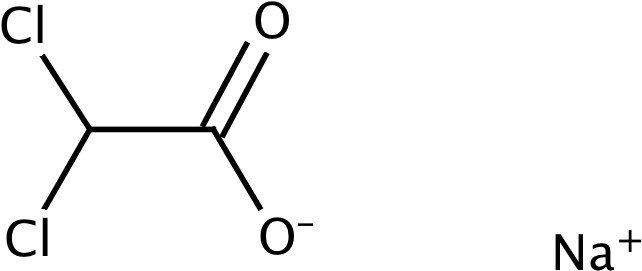 Dichloroacetic Sodium Salt Discovery - Structure (696x520), Png Download