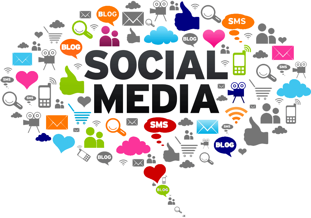 Social-media Marketing Mysore - Marketing Digital Social Media (1141x809), Png Download