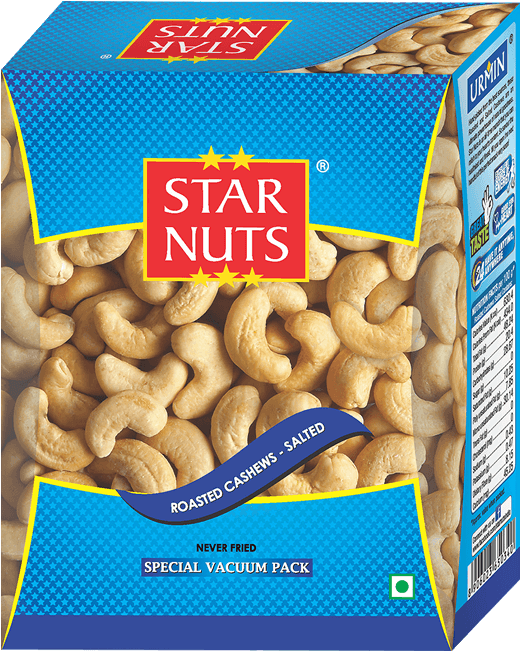 Starnuts Roasted Cashew Salted Vacuum Pack - Nut (700x700), Png Download