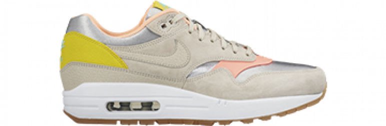 Women's Nike Air Max 1 Premium - Zapatillas Just Do It Negras (770x400), Png Download