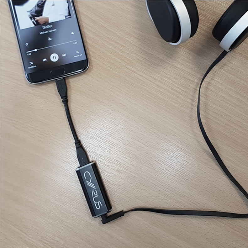 Cyrus Soundkey Dac And Headphone Amplifier With Headphones - Headphones (1000x1000), Png Download