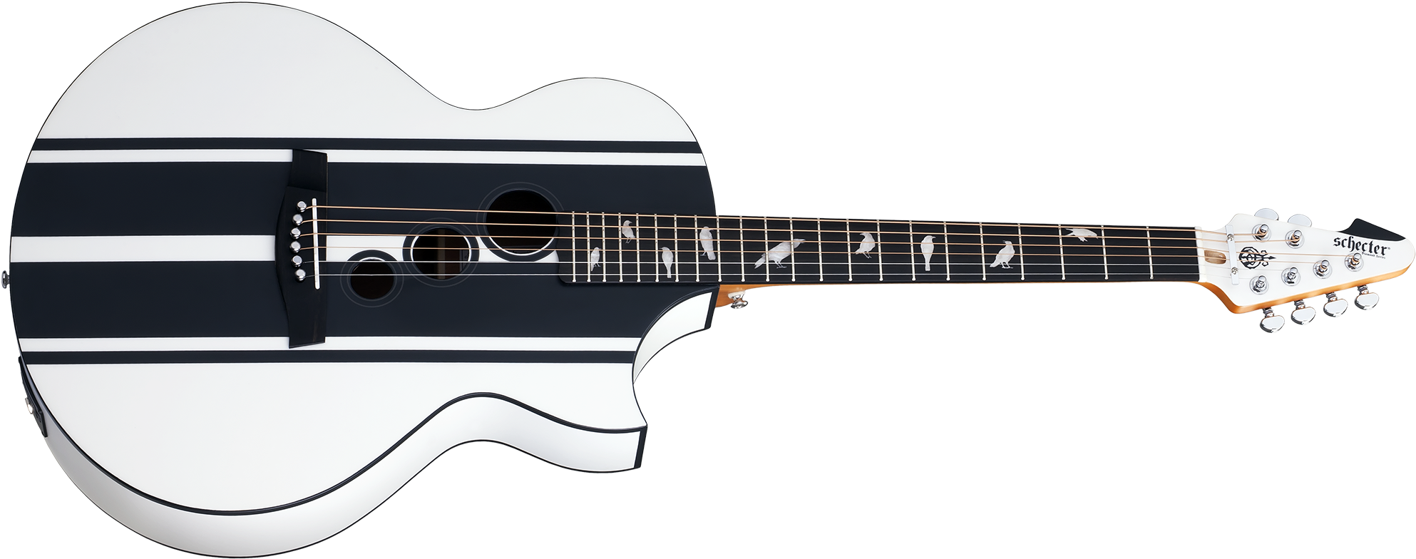 Dj Ashba Acoustic - Schecter Dj Ashba Acoustic (2000x800), Png Download