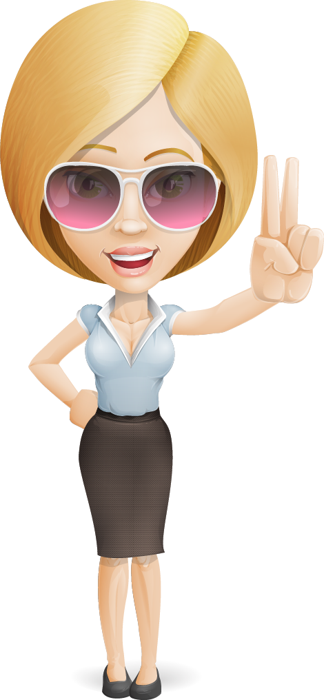 Paying Casual Workers Submit An Rti Report Every Time - Business Cartoon Women Png (470x1016), Png Download