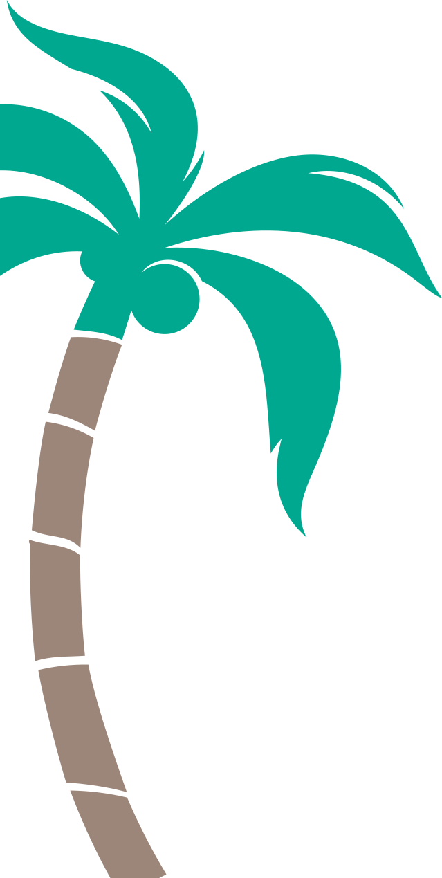 Palm Tree (639x1269), Png Download