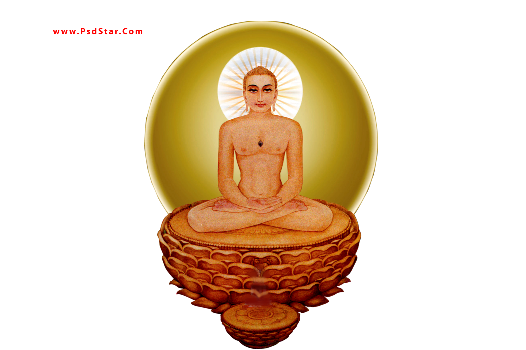 Gautama Buddha (1800x1200), Png Download