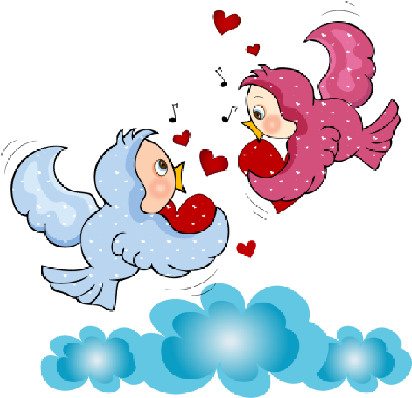 Bird Clipart, Cartoons Love, Cartoon Images, Cartoon - Gifs (600x600), Png Download