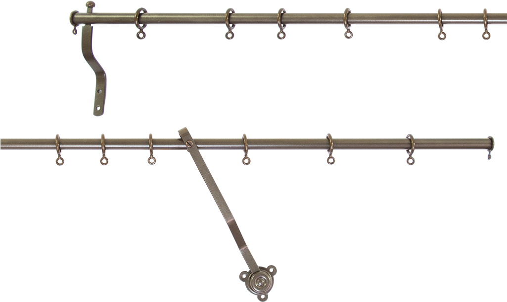 696 Bronze Rising Portiere Door Rod - Shelving (1024x768), Png Download