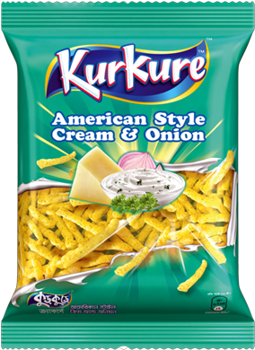 American Style Cream & Onion - Kurkure Chilli Chatka Crisps (650x650), Png Download
