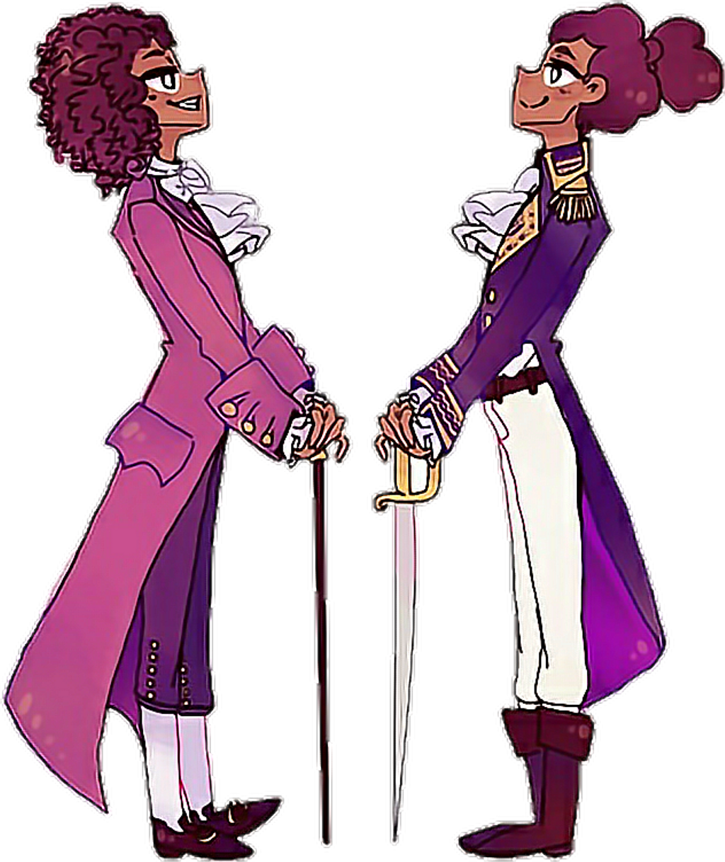 #hamilton #hamiltonthemusical #lafayette #thomasjefferson - String Soulmate Au (1024x1218), Png Download