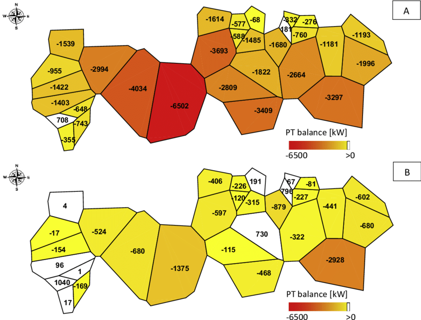 P Gap At Each Transformer Influence Zone Considering - Diagram (850x647), Png Download