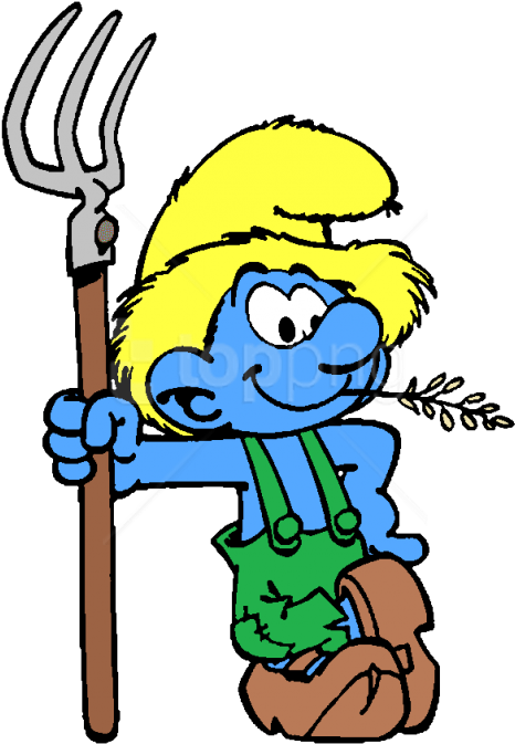 Download Farmer Clipart Png Photo - Farmer Smurf Png (480x686), Png Download