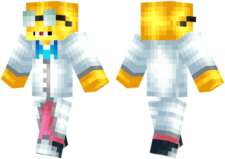 Professor Frink - Skin Minecraft Simpson (804x576), Png Download