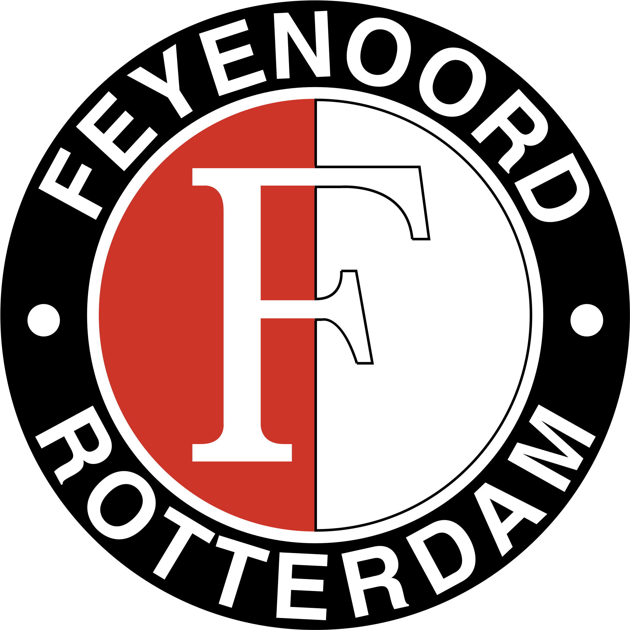 Feyenoord Logo Png Transparent - Feyenoord Logo Png (2400x2400), Png Download
