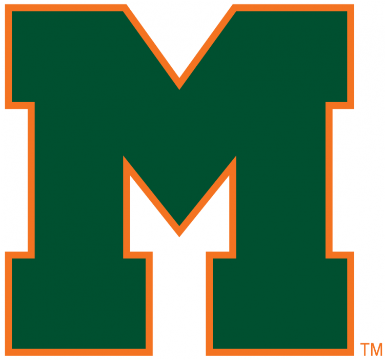 Miami Hurricanes Iron On Stickers And Peel-off Decals - Miami Hurricanes Logo Png (750x930), Png Download