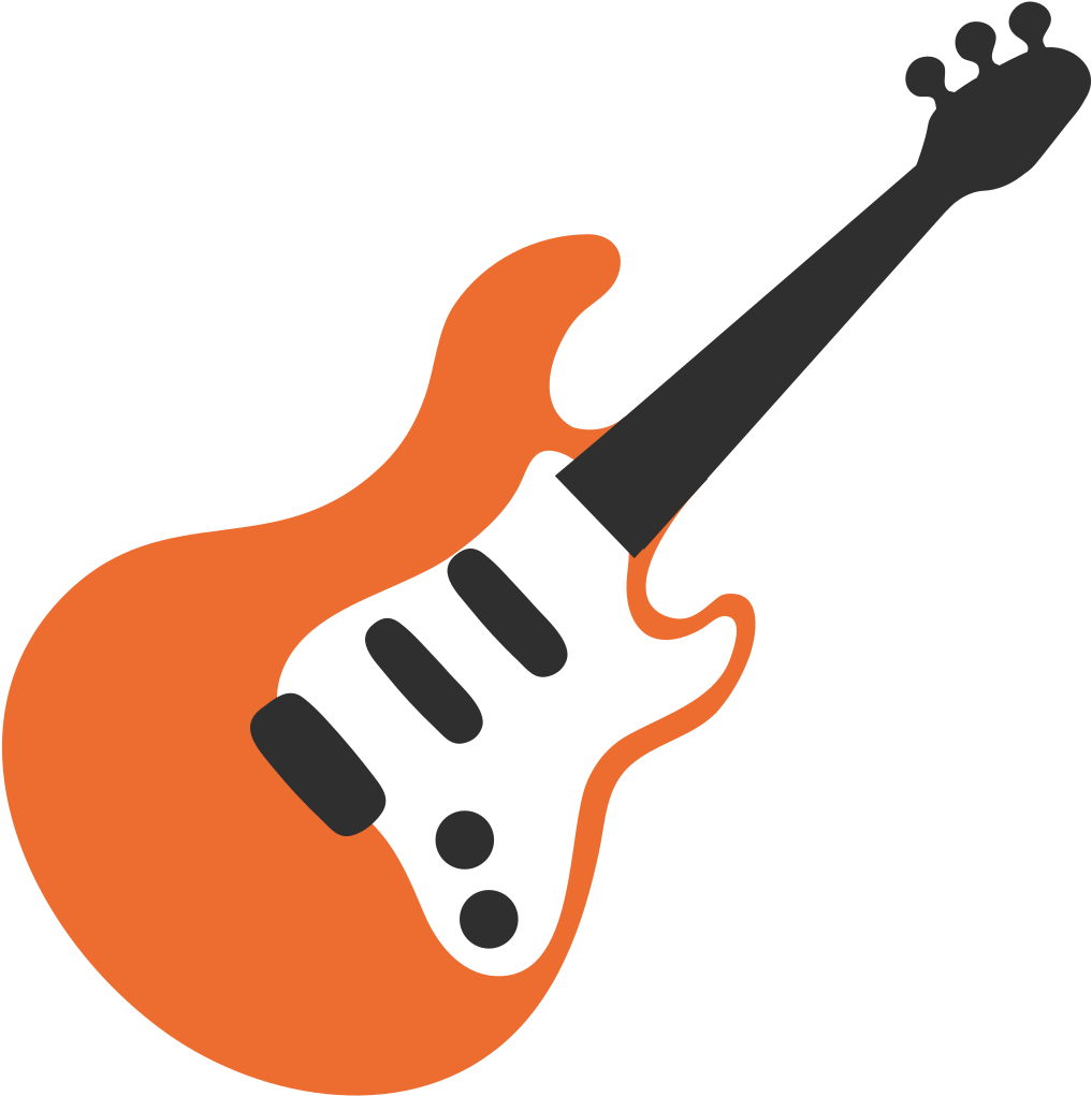 File - Emoji U1f3b8 - Svg - Emoji Guitare (1024x1024), Png Download