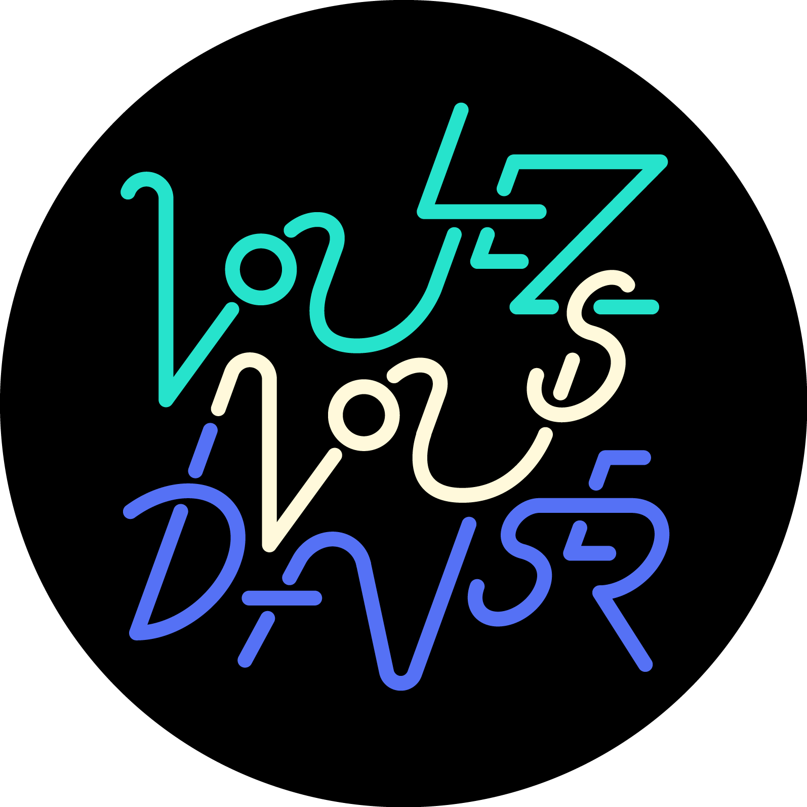 Voulez-vous Danser - Circle (1594x1594), Png Download