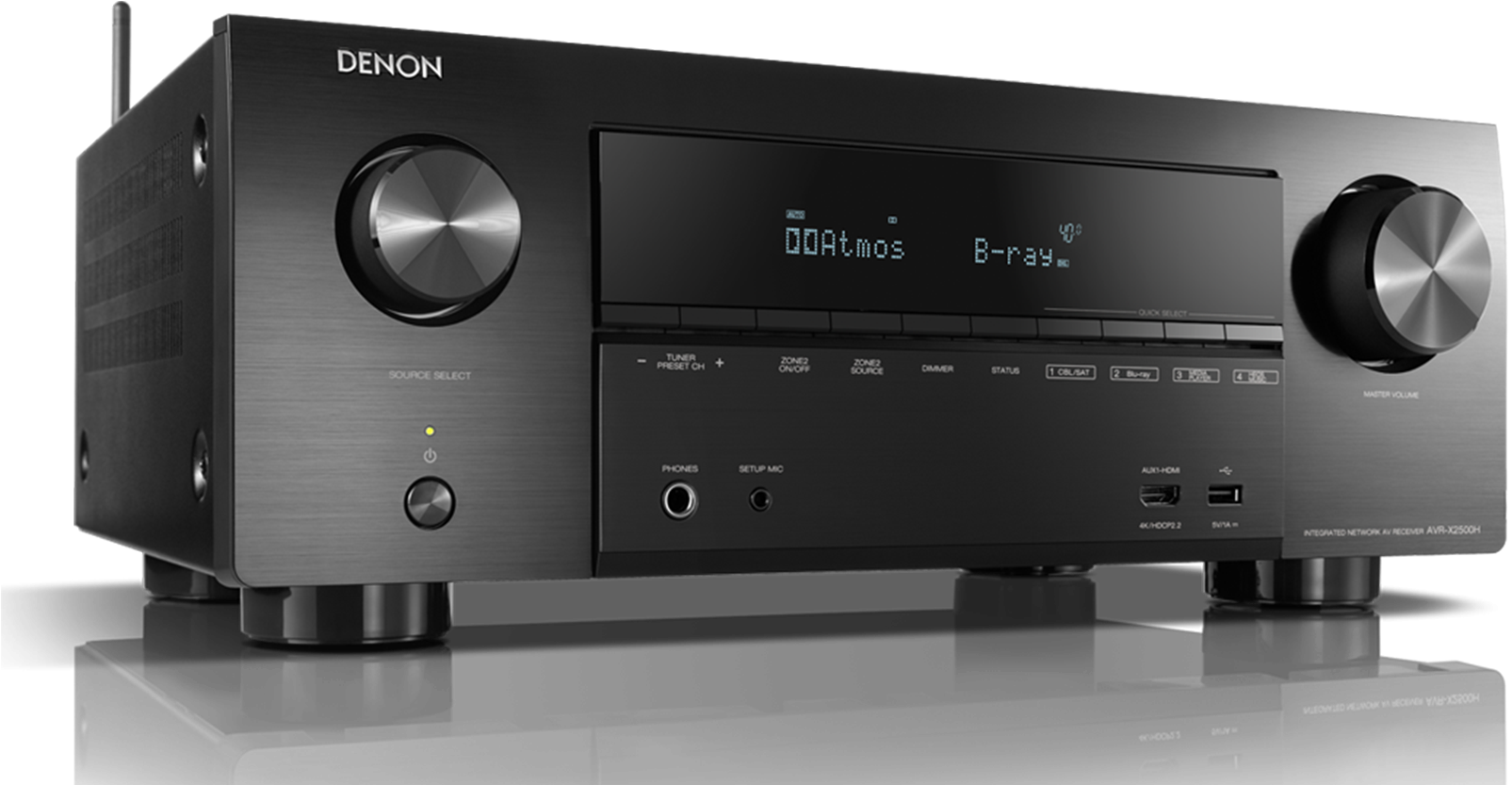 Touch To Zoom - Receiver Denon Avr X2500h (1920x1920), Png Download