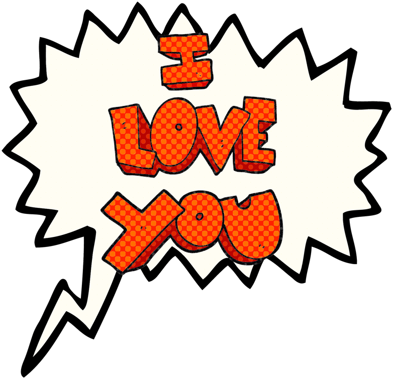 You're More Likely To Continue To Tell The People You - Love You Speech Bubble Png (940x788), Png Download